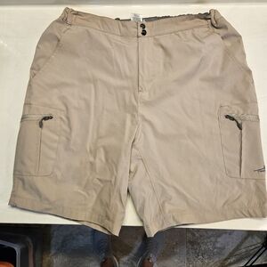 Reel Life Beige Cargo Shorts with Pockets